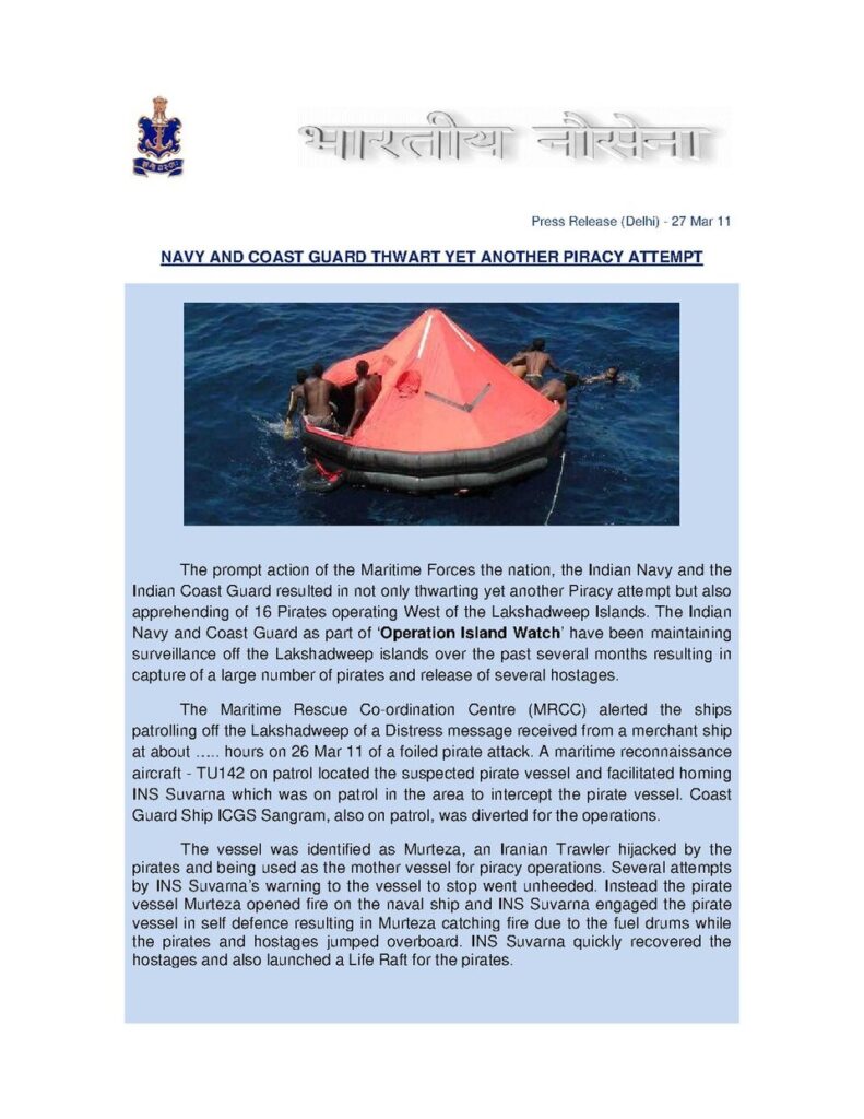 Indian Navy and Coast Guard thwart Piracy attempts off Lakshadweep Islands.pdf